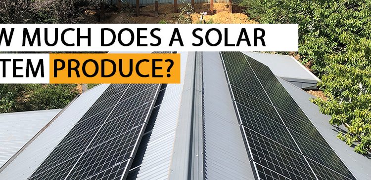How Much Power Does A Solar System Produce?