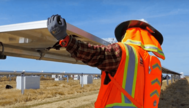 Recurring steps on one of the largest solar + storage projects in California

