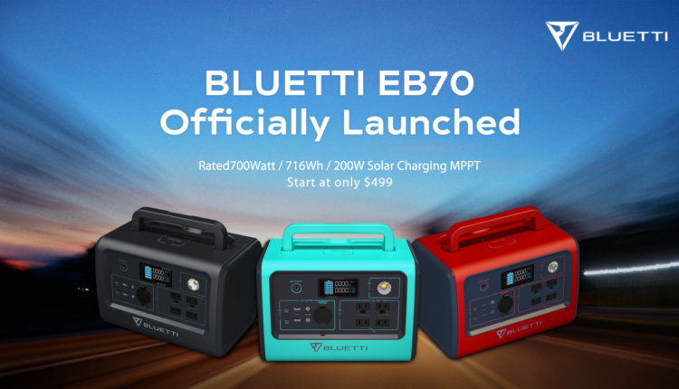 BLUETTI EB70 launches –716 Wh / 700 W solar battery for just $ 499 - AndroidGuys

