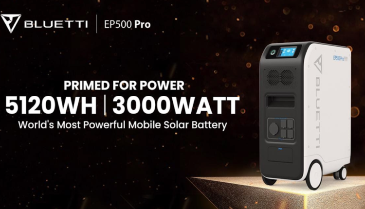 Introducing the EP500 Pro, Bluetti's Most Powerful Mobile Solar Battery Yet