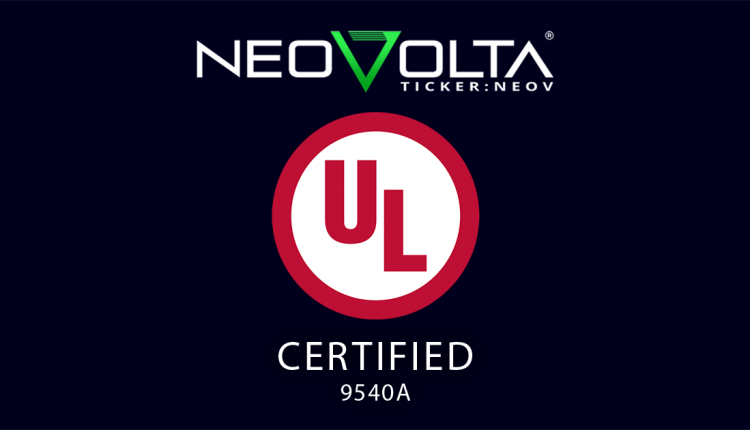 NeoVolta's 6,000-Cycle Home Solar Battery Receives UL Safety Certification - Yahoo Finance

