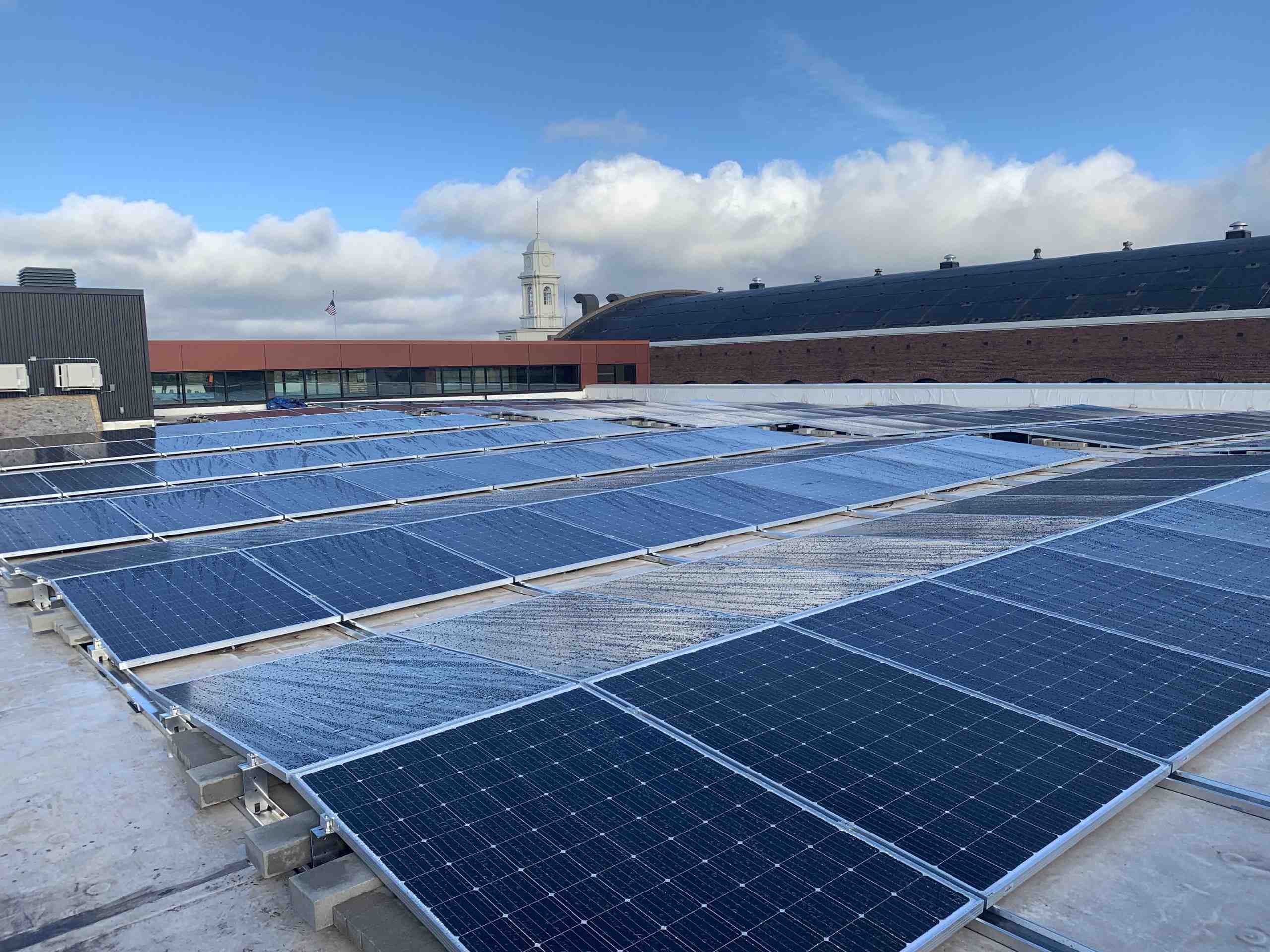 What is the best thing to clean solar panels with?