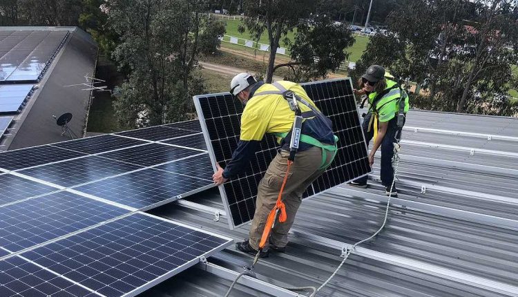 Solar panels - Pambula Aquatic Centre