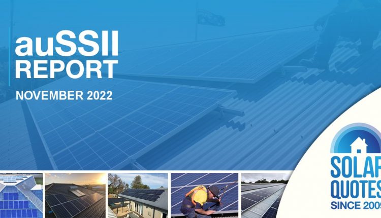 SolarQuotes auSSII report - November 2022