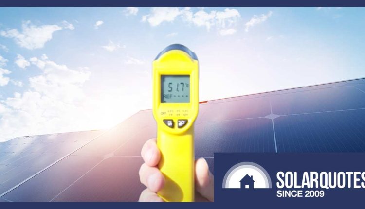 Solar panels in summer - heat impact on performance