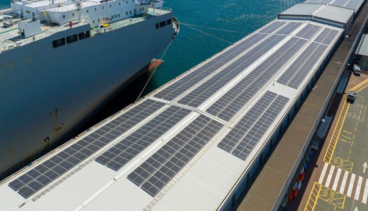 Fremantle Passenger Terminal solar panels