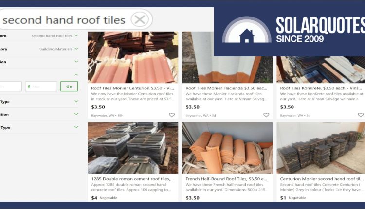 Installing solar panels on a tiled roof - spares tiles are a must