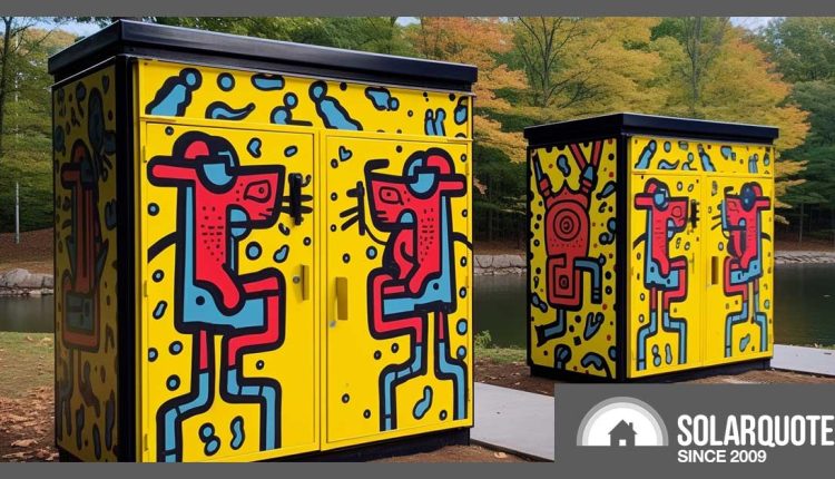 2 community batteries side-by-side