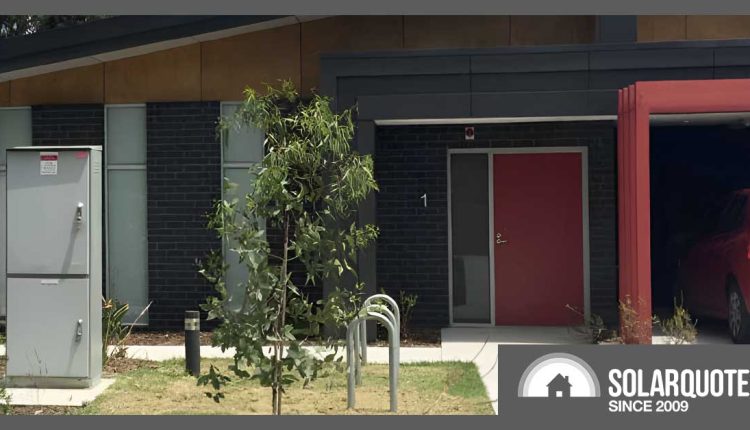 Solar panels for Mission Australia social housing