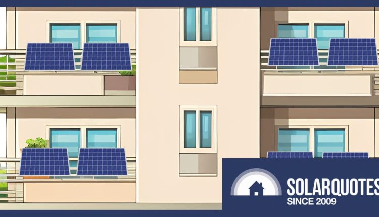 Balcony solar panel systems