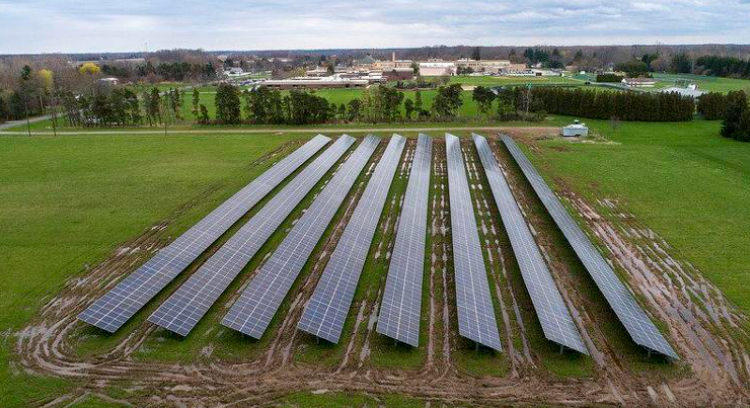 Barker’s solar array generates savings for the school district