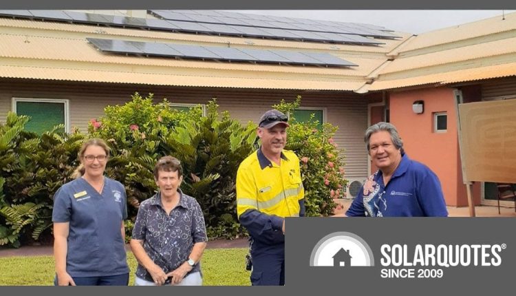Derby Hospital solar power system