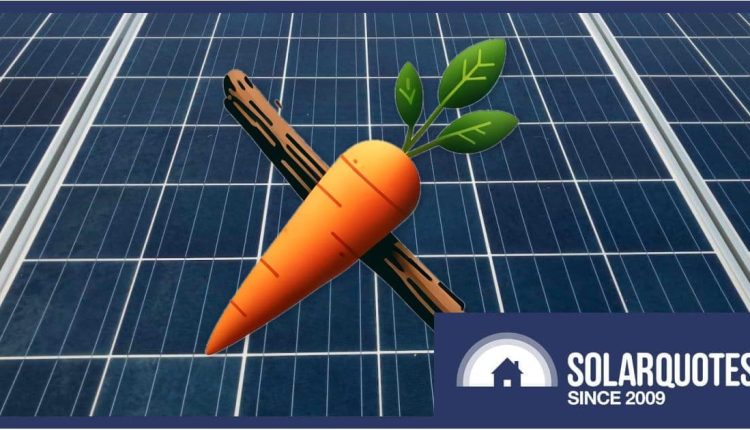 Two-way tariffs for solar exports