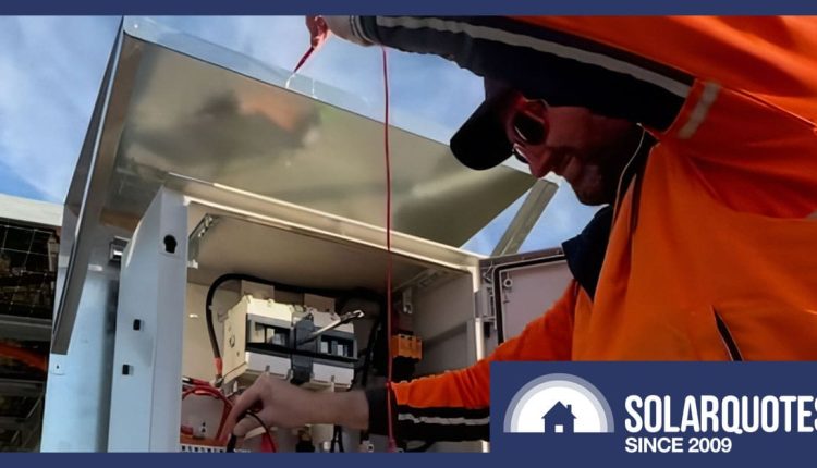 solar inspector at work