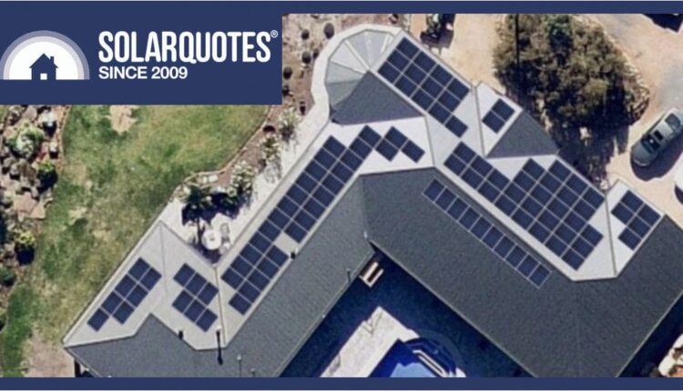 40kW solar array on a house roof