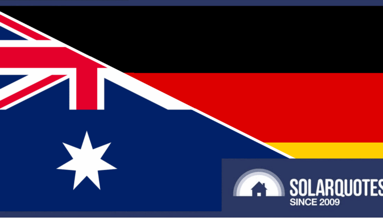 Solar power in Australia and Germany