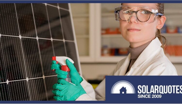 Solar panel cleaning - dishwashing detergent