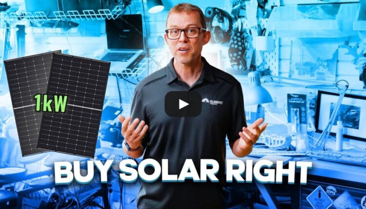 Buy solar modules: How many do you need?

