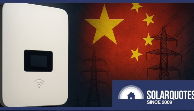 A Chinese solar inverter