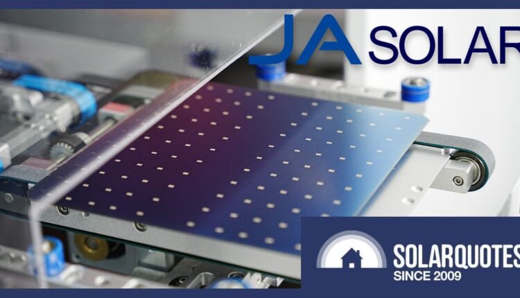 JA Solar cell production