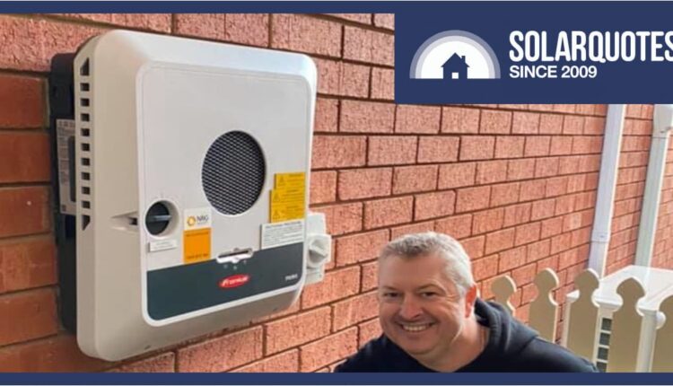 Fronius solar inverter with Eddy May