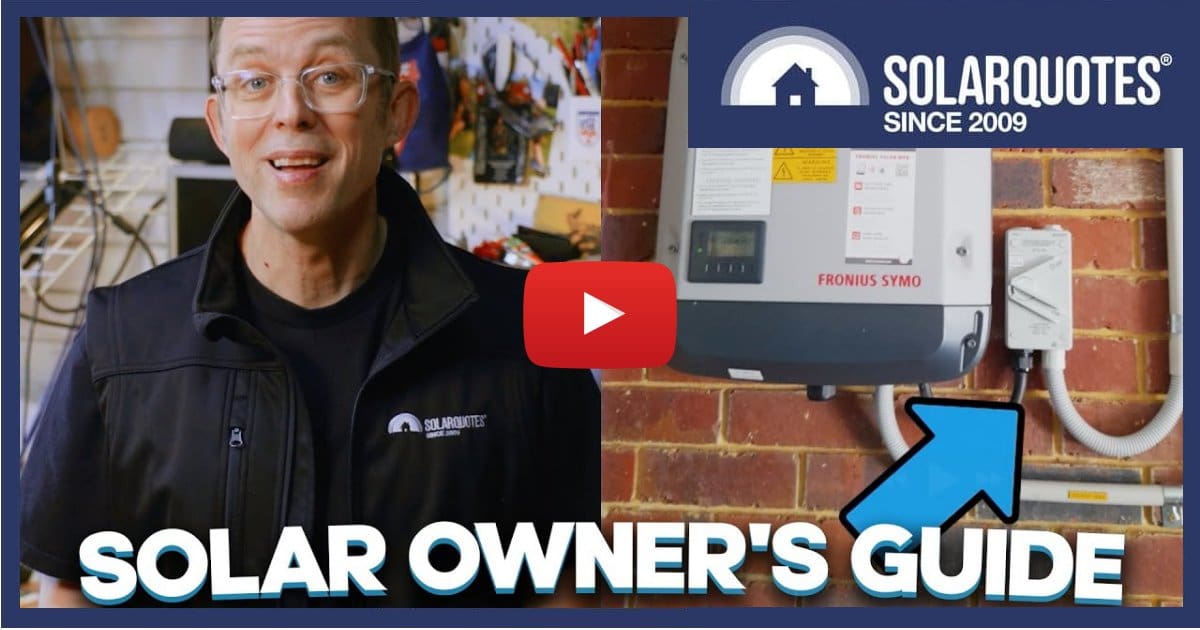 Keep your post -solar installation experience sweet
