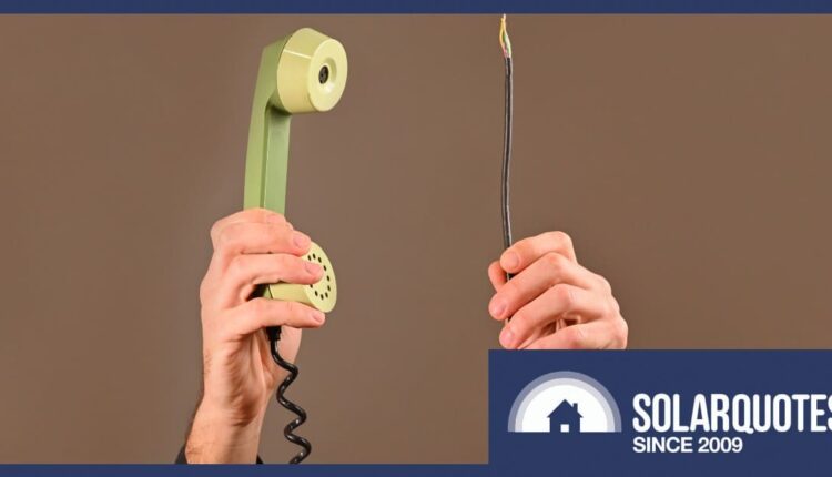 A disconnected phone