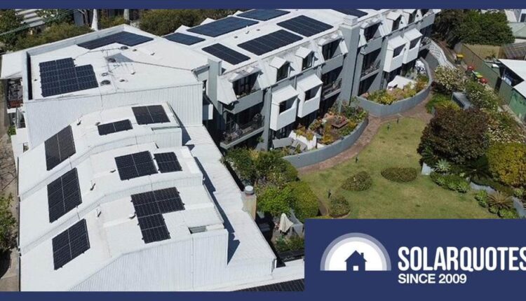 Shared solar power system on a NSW apartment building