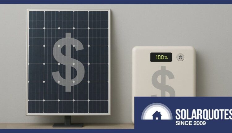 Solar panel and battery prices in Australia
