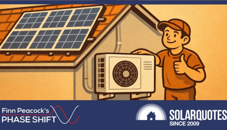 An air conditioner and a solar panel