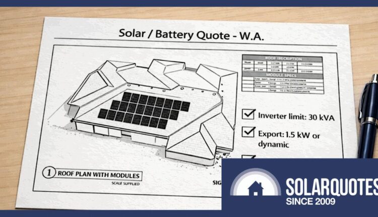 WA inverter rules checklist